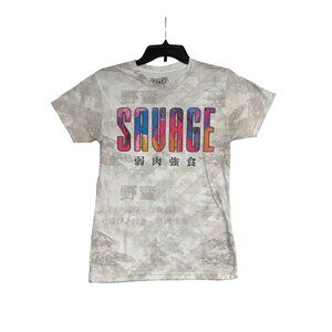 Savage Graphic Tee By Fresh Laundry Size S
